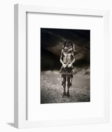 Navajo Ritual, C1904-Edward S. Curtis-Framed Photographic Print