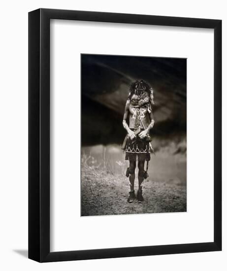 Navajo Ritual, C1904-Edward S. Curtis-Framed Photographic Print