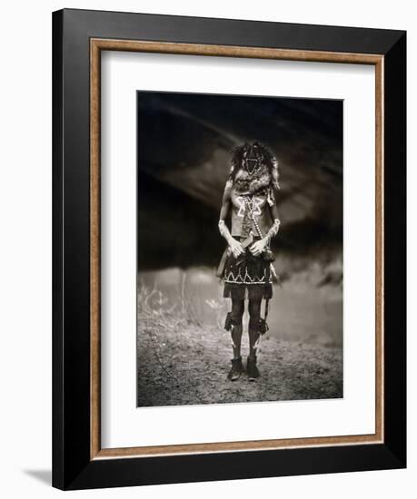 Navajo Ritual, C1904-Edward S. Curtis-Framed Photographic Print