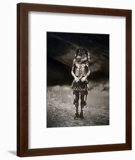 Navajo Ritual, C1904-Edward S. Curtis-Framed Photographic Print