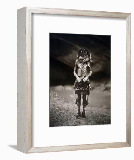 Navajo Ritual, C1904-Edward S. Curtis-Framed Photographic Print