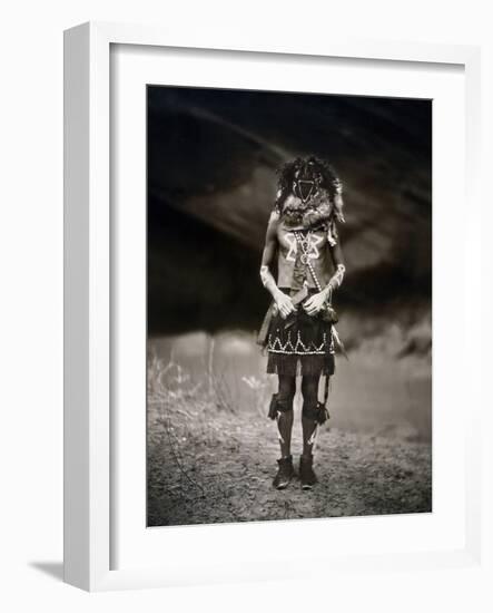 Navajo Ritual, C1904-Edward S. Curtis-Framed Photographic Print