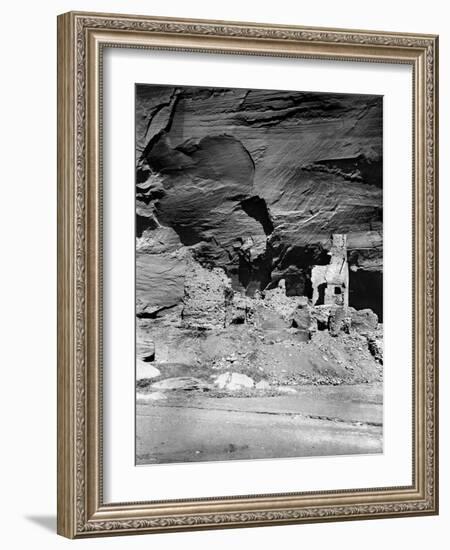 Navajo Ruins, C1907-Edward S. Curtis-Framed Photographic Print