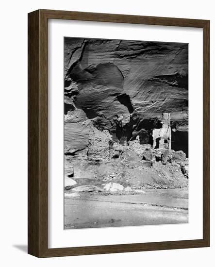 Navajo Ruins, C1907-Edward S. Curtis-Framed Photographic Print