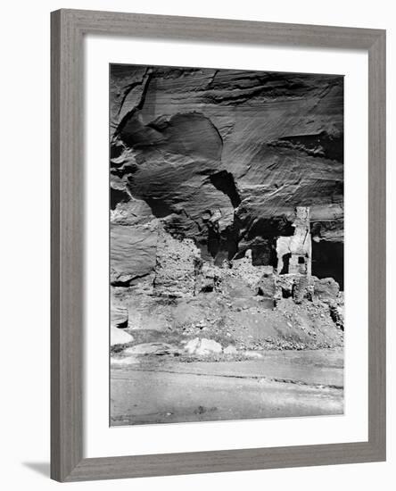Navajo Ruins, C1907-Edward S. Curtis-Framed Photographic Print