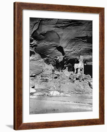 Navajo Ruins, C1907-Edward S. Curtis-Framed Photographic Print