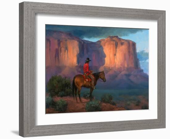 Navajo Shadows-Jack Sorenson-Framed Art Print