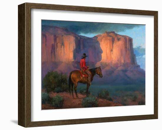 Navajo Shadows-Jack Sorenson-Framed Art Print