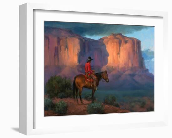 Navajo Shadows-Jack Sorenson-Framed Art Print