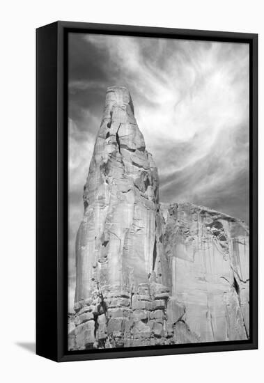 Navajo Skies BW-Douglas Taylor-Framed Premier Image Canvas