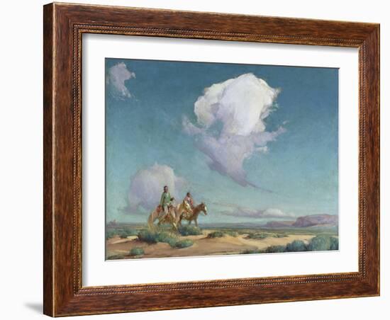 Navajo Travelers-Gerald Cassidy-Framed Giclee Print