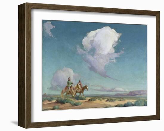 Navajo Travelers-Gerald Cassidy-Framed Giclee Print