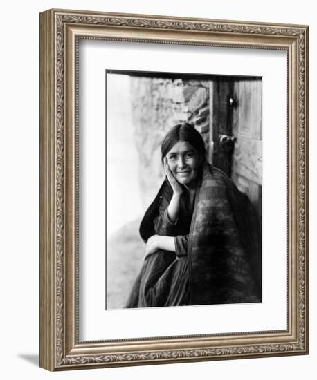 Navajo Woman, 1904-Edward S. Curtis-Framed Giclee Print