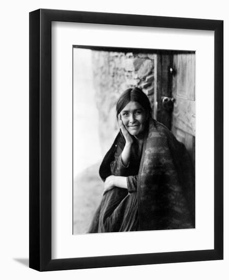 Navajo Woman, 1904-Edward S. Curtis-Framed Giclee Print