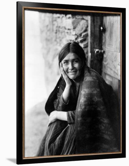 Navajo Woman, 1904-Edward S. Curtis-Framed Giclee Print