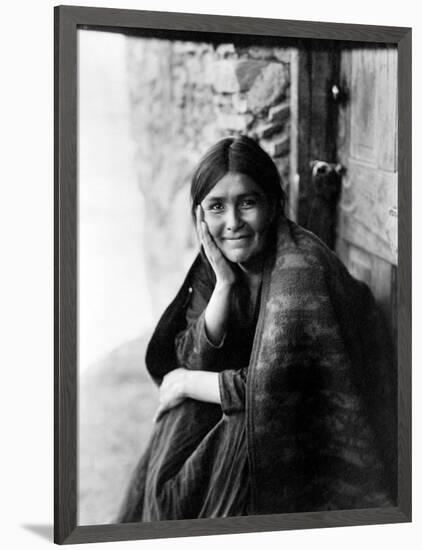 Navajo Woman, 1904-Edward S. Curtis-Framed Giclee Print