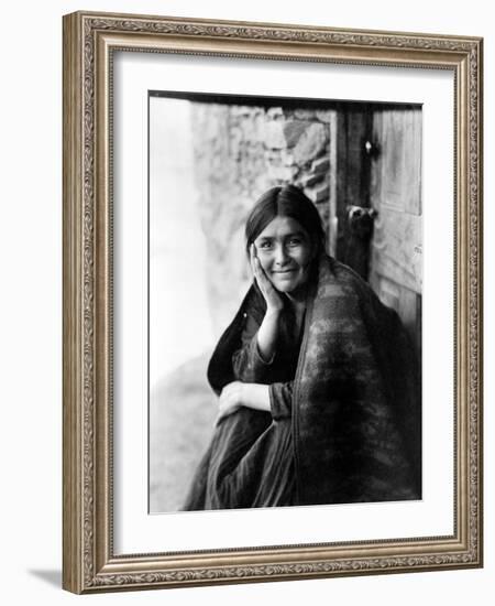 Navajo Woman, 1904-Edward S. Curtis-Framed Giclee Print