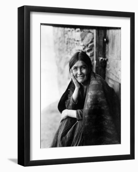 Navajo Woman, 1904-Edward S. Curtis-Framed Giclee Print