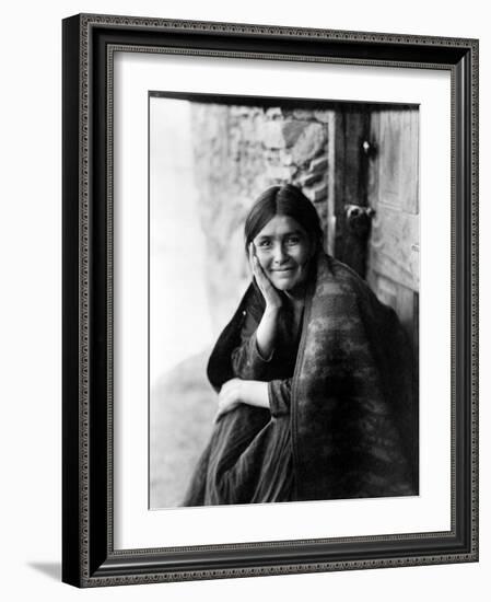 Navajo Woman, 1904-Edward S. Curtis-Framed Giclee Print