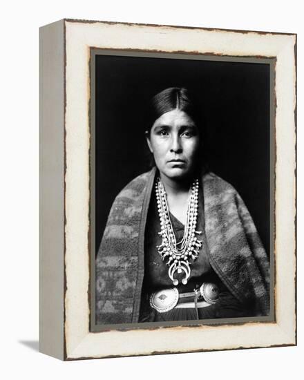 Navajo Woman, C1904-Edward S^ Curtis-Framed Premier Image Canvas