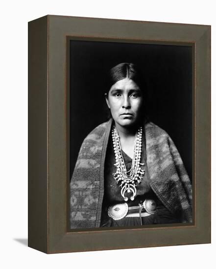 Navajo Woman, C1904-Edward S^ Curtis-Framed Premier Image Canvas