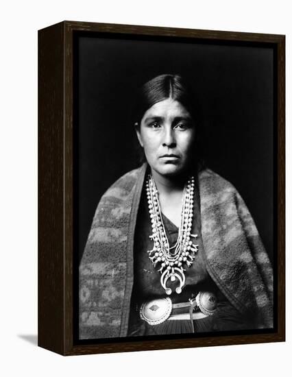 Navajo Woman, C1904-Edward S^ Curtis-Framed Premier Image Canvas