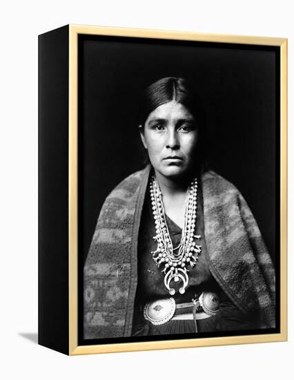 Navajo Woman, C1904-Edward S^ Curtis-Framed Premier Image Canvas