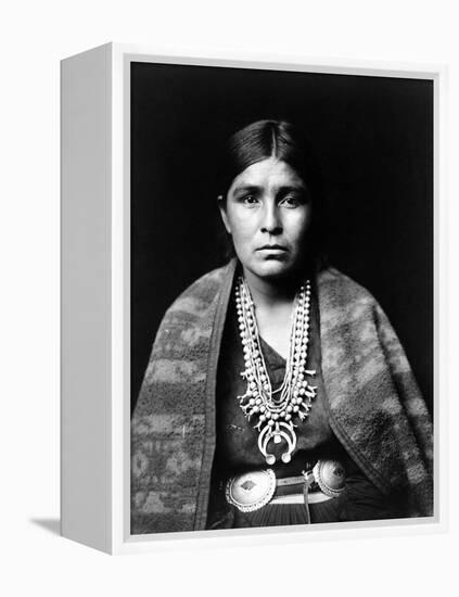 Navajo Woman, C1904-Edward S^ Curtis-Framed Premier Image Canvas