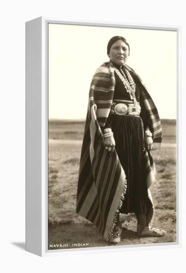 Navajo Woman-null-Framed Stretched Canvas