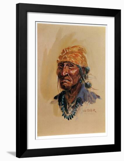 Navajo-Joe Beeler-Framed Limited Edition