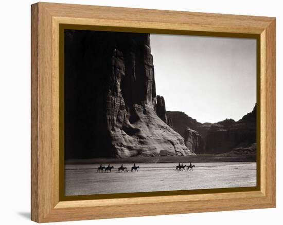 Navajos: Canyon De Chelly, 1904-Edward S^ Curtis-Framed Premier Image Canvas