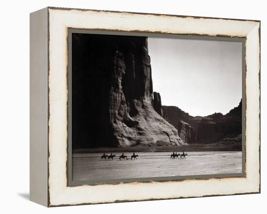 Navajos: Canyon De Chelly, 1904-Edward S^ Curtis-Framed Premier Image Canvas