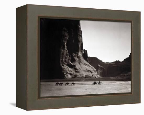 Navajos: Canyon De Chelly, 1904-Edward S^ Curtis-Framed Premier Image Canvas