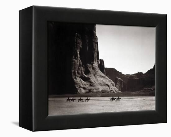 Navajos: Canyon De Chelly, 1904-Edward S^ Curtis-Framed Premier Image Canvas