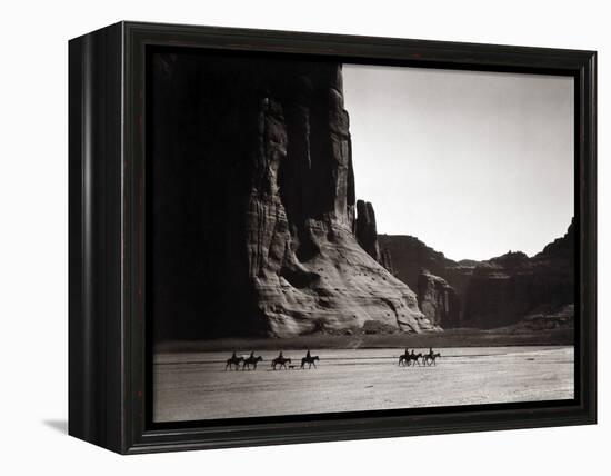 Navajos: Canyon De Chelly, 1904-Edward S^ Curtis-Framed Premier Image Canvas