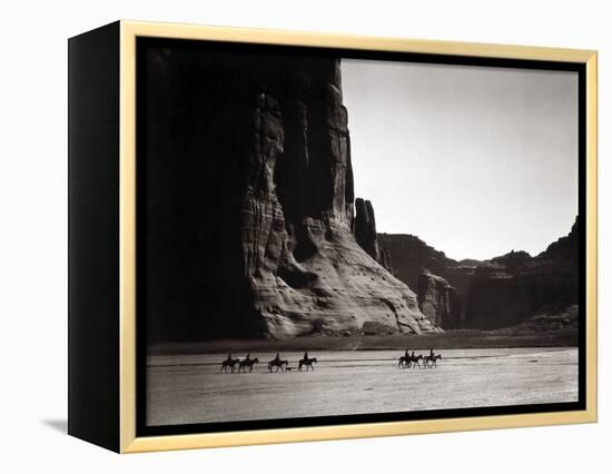 Navajos: Canyon De Chelly, 1904-Edward S^ Curtis-Framed Premier Image Canvas