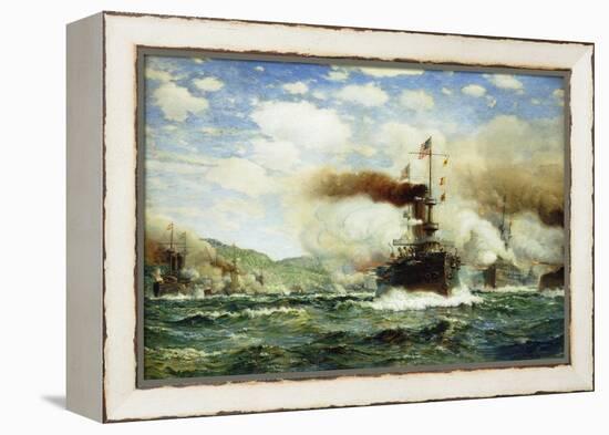 Naval Battle-James Gale Tyler-Framed Premier Image Canvas