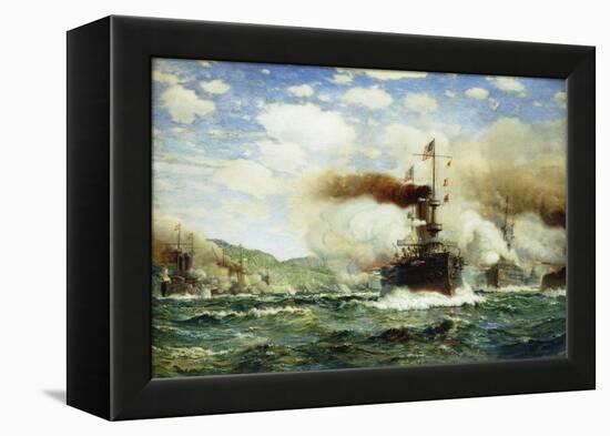 Naval Battle-James Gale Tyler-Framed Premier Image Canvas