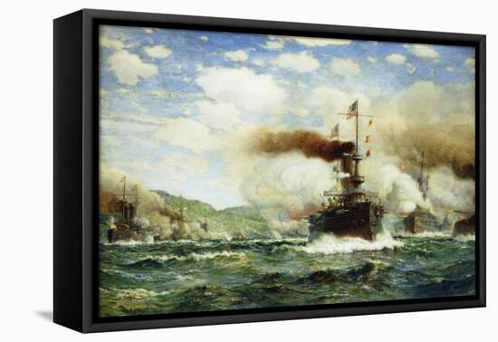 Naval Battle-James Gale Tyler-Framed Premier Image Canvas