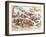 Naval Combat Between the Beggars of the Sea and the Spanish in 1573-Franz Hogenberg-Framed Giclee Print