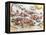 Naval Combat Between the Beggars of the Sea and the Spanish in 1573-Franz Hogenberg-Framed Premier Image Canvas