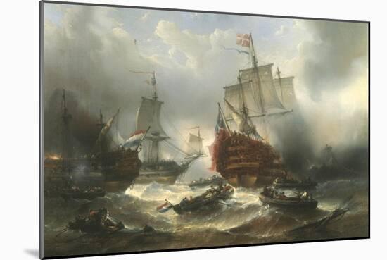 Naval Engagement-Francois Musin-Mounted Giclee Print