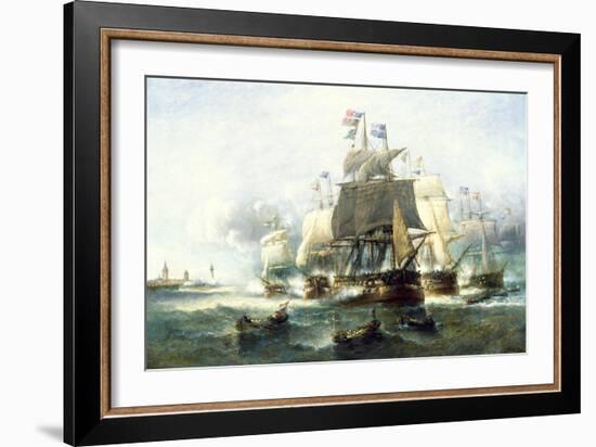 Naval Engagement-Francois Musin-Framed Giclee Print