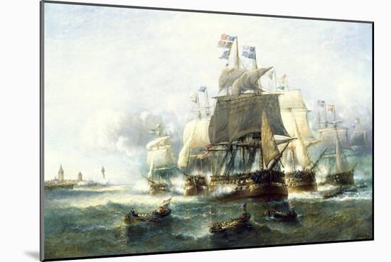 Naval Engagement-Francois Musin-Mounted Giclee Print