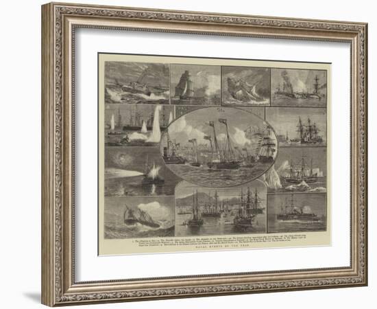 Naval Events of the Year-William Edward Atkins-Framed Giclee Print