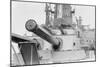 Naval Guns on the Battleship Michigan-null-Mounted Art Print