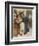 Naval Manoeuvres!, a Sailor and His Girl Under the Mistletoe-William Small-Framed Art Print