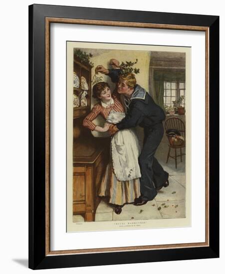 Naval Manoeuvres-William Small-Framed Giclee Print