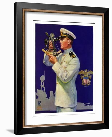 "Naval Officer,"February 24, 1934-Edgar Franklin Wittmack-Framed Giclee Print