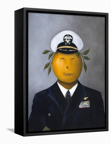 Naval Officer-Leah Saulnier-Framed Premier Image Canvas